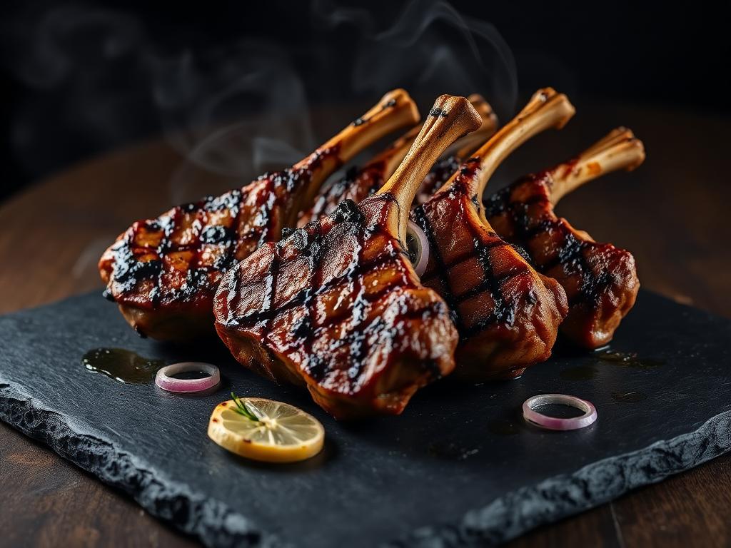 Charcoal Lamb Chops